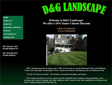 Tablet Screenshot of dnglandscaping.com